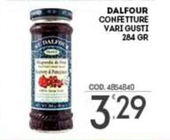 Eurocash Dalfour Confetture vari gusti 284 gr offerta