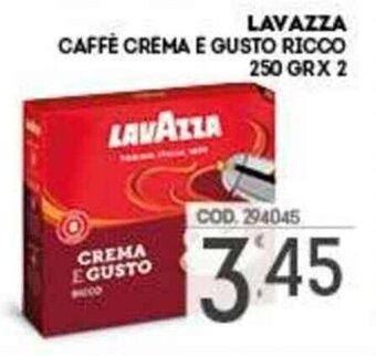 Eurocash Lavazza Caffè Crema e Gusto Ricco 250 gr x 2 offerta