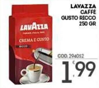 Eurocash Lavazza Caffè Gusto Ricco 250 gr offerta