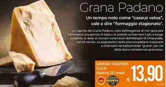 MD Discount Grana Padano D.o.p. riserva 20 mesi offerta