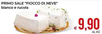MD Discount Primo Sale "Fiocco di Neve" bianco e rucola offerta