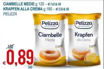 MD Discount Pelizza Ciambelle Medie 120g, Krappen Alla Crema 160g offerta