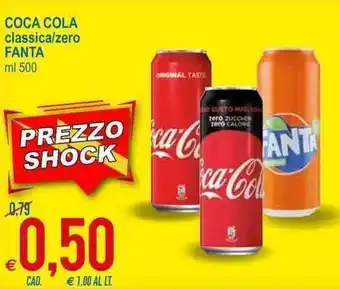 MD Discount Coca-Cola classica/zero, Fanta 500ml offerta