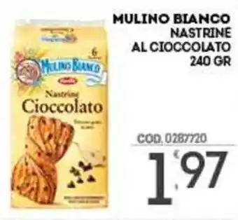 Eurocash Mulino Bianco Nastrine Al Cioccolato 240 gr offerta