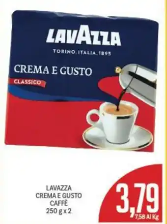 Supermercati Piccolo Lavazza Crema e Gusto Caffe 250 g x 2 offerta