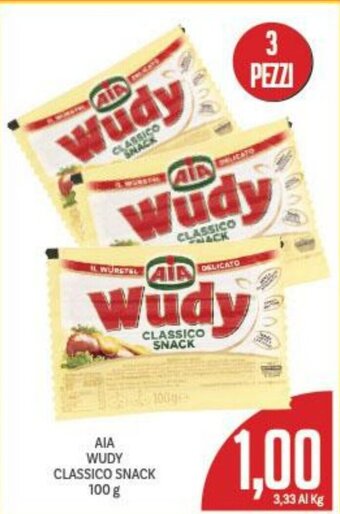 Supermercati Piccolo AIA Wudy Classico Snack 100 g offerta