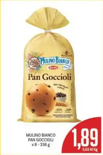 Supermercati Piccolo Mulino Bianco Pan Goccioli x 8 336 g offerta