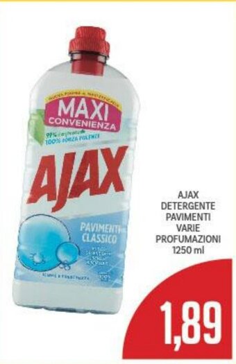 Supermercati Piccolo Ajax Detergente Pavimenti varie Profumazioni 1250 ml offerta
