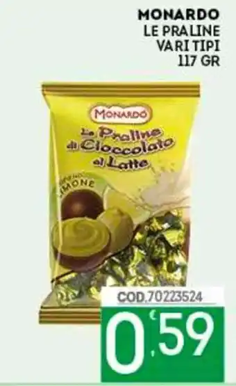 Monardo Le Praline vari tipi 117 gr