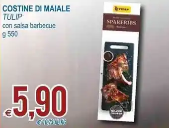 MD Discount Tulip Costine di Maiale 550g offerta