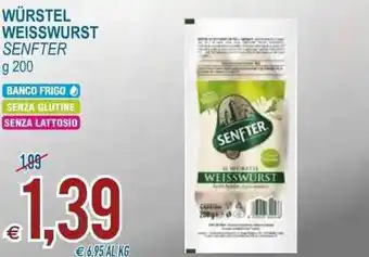 MD Discount Senfter Würstel Weisswurst 200g offerta