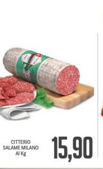 Supermercati Piccolo Citterio Salame Milano Al Kg offerta