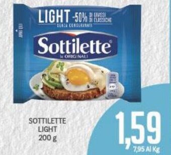 Supermercati Piccolo Sottilette Light 200 g offerta