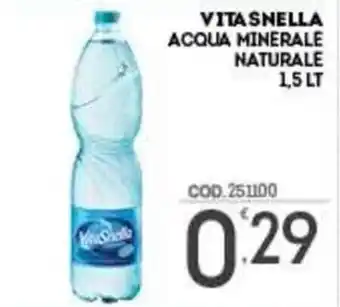 Vitasnella Acqua Minerale Naturale 1,5 lt