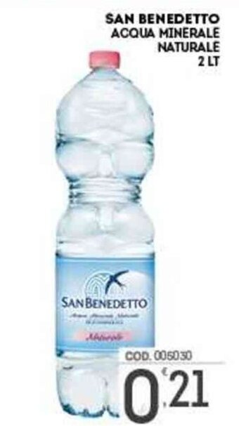 Eurocash San Benedetto Acqua Minerale Naturale 2 lt offerta