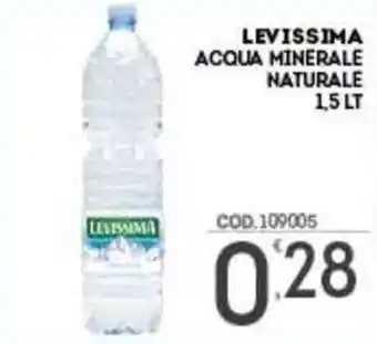 Eurocash Levissima Acqua Minerale Naturale 1,5 lt offerta