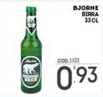 Eurocash Bjorne Birra 33 cl offerta