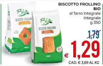 MD Discount Bio Biscotto Frollino 350g offerta