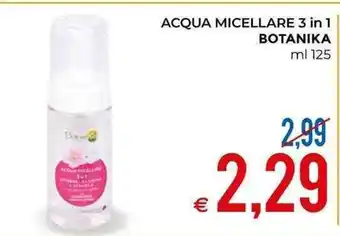 MD Discount Botanika Acqua Micellare 3in1 125ml offerta