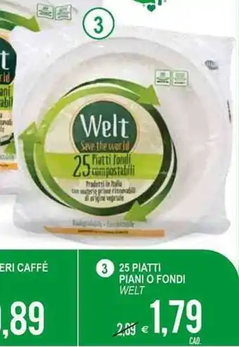 MD Discount Welt Piani o Fondi 25 Piatti offerta