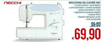 Necchi Macchina da Cucire N81