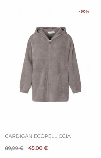 Cardigan ecopelliccia