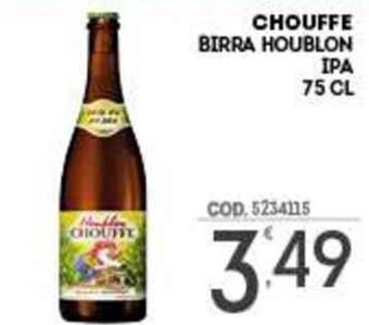 Eurocash Chouffe Birra Houblon Ipa 75 cl offerta