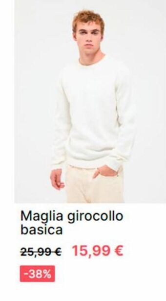 Maglia girocollo basica