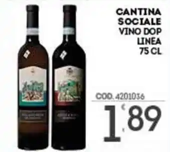 Cantina Sociale Vino DOP Linea 75 cl