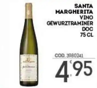 Eurocash Santa Margherita Vino Gewurztraminer DOC 75 cl offerta