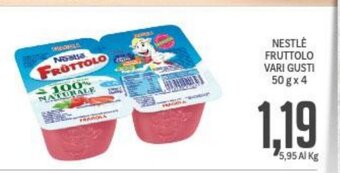 Supermercati Piccolo Nestlè Fruttolo Vari Gusti 50 g x 4 offerta