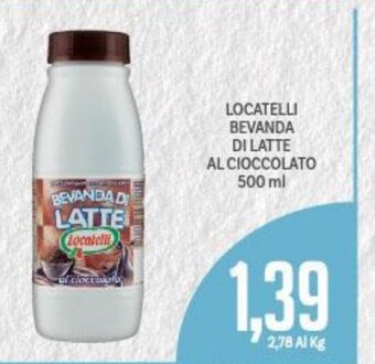 Supermercati Piccolo Locatelli Bevanda Di Latte Al Cioccolato 500 ml offerta