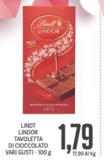Lindt Lindor Tavoletta Di Cioccolato Vari Gusti - 100 g