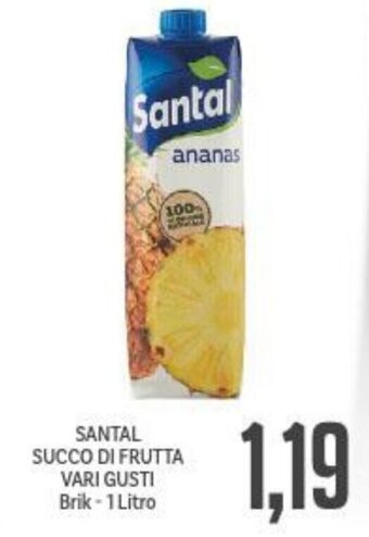 Supermercati Piccolo Santal Succo Di Frutta Vari Gusti Brik - 1 Litro offerta