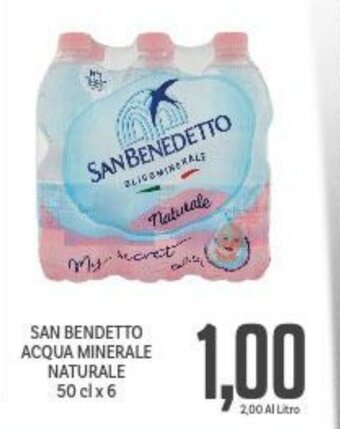 Supermercati Piccolo San Benedetto Acqua Minerale Naturale 50 cl x 6 offerta