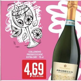 Supermercati Piccolo Collenovo Prosecco Doc Extra Dry - 75 cl offerta