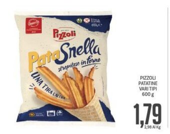 Supermercati Piccolo Pizzoli Patatine Vari Tipi 600 g offerta