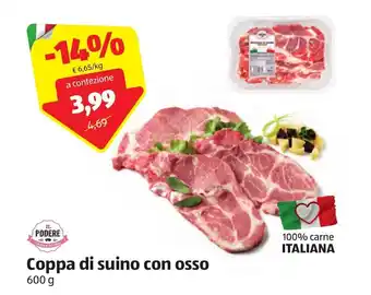 ALDI Coppa di suino con osso 600 g offerta