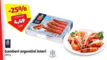 Gamberi argentini interi 400 g