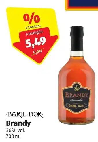 ALDI Brandy 36% 700 ml offerta