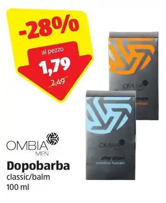 ALDI Ombia Dopobarba classic/balm 100 ml offerta