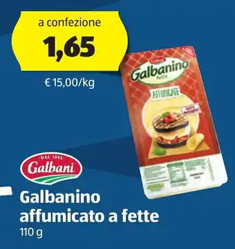 ALDI Galbani affumicato a fette 110 g offerta