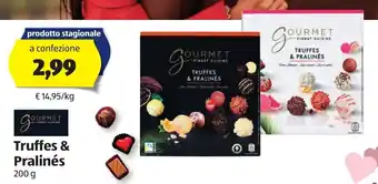 ALDI Gourmet Truffes & Pralinés 200 g offerta