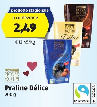 Moser Roth Praline Délice 200 g