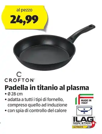 ALDI C Crofton Padella in titanio al plasma offerta