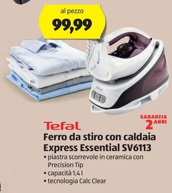 Tefal Ferro da stiro con caldaia Express Essential SV6113