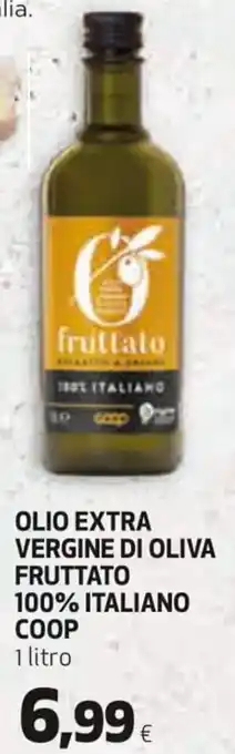 Extracoop Olio Extra Vergine Di Oliva Fruttato 100% Italiano Coop 1 litro offerta