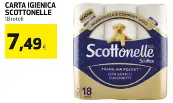 Extracoop Scottonelle Carta Igienica 18 rotoli offerta
