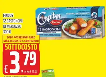 Findus 12 Bastoncini di Merluzzo 300 g