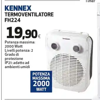Extracoop Kennex Termoventilatore FH224 2000 Watt offerta